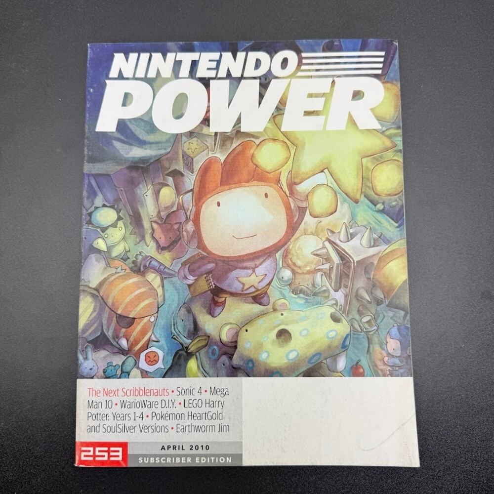 Nintendo Power Magazine 253 April 2010 Subscriber Edition Scribblenauts Sonic 4